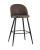 Стул барный Лион коричневая экокожа. Фото №1