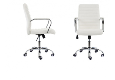 Стул Компьютерное кресло Tongo белое фото Стул Компьютерное кресло Tongo белое. Фото №2