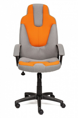 Компьютерное кресло NEO3 ткань, серый/оранжевый, С27/С23 фото Компьютерное кресло NEO3 ткань, серый/оранжевый, С27/С23. Фото №2
