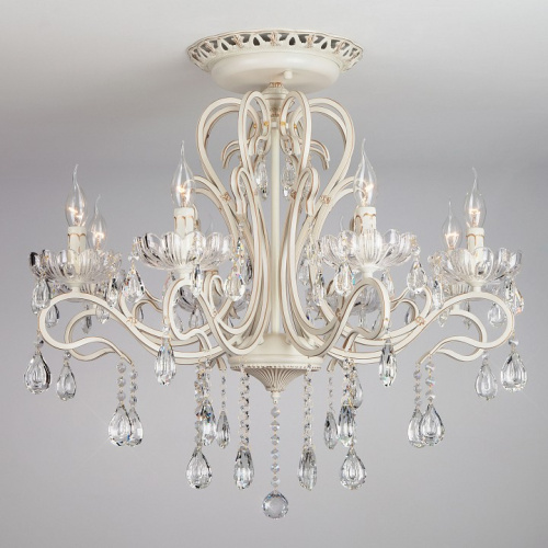 Потолочная люстра Eurosvet Etna 12205/8 белый Strotskis. Фото №1