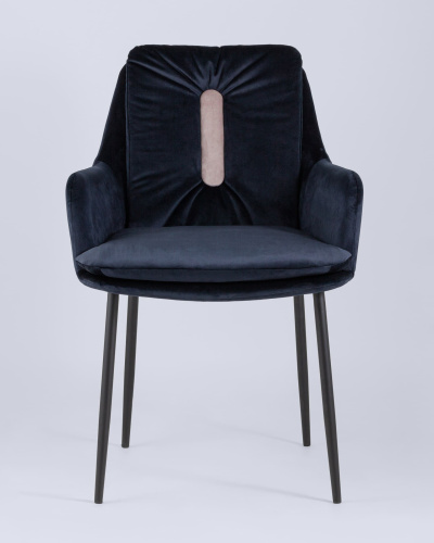 Кресло Саманта велюр темно-синий. Фото №5