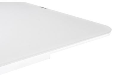 Стол стеклянный Vlinder 140 super white. Фото