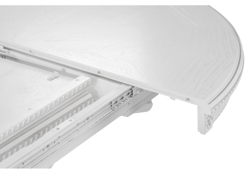 Стол деревянный Нозеан белый / серебро. Фото №7