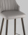 Стул барный Коналл экокожа серый. Фото №9