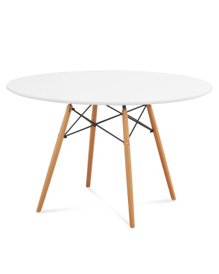 Стол DSW 120, белый. Фото