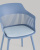 Стул Crocus с подушкой велюр голубой. Фото №10