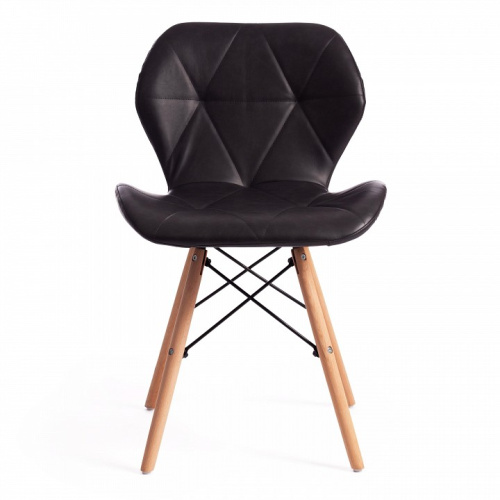 Стул STUTTGART (mod. 74) экокожа/дерево береза/металл, 50 х 47 х 73 см, серый 22 (поставляется по 4 шт). Фото №2