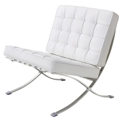 Кресло Barcelona белое. Фото №2