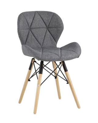 Стул Бон рогожка темно-серый фото Стул Бон рогожка темно-серый. Фото №2