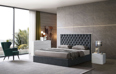 Кровать LBD1704 серая фото Кровать LBD1704 серая. Фото №2