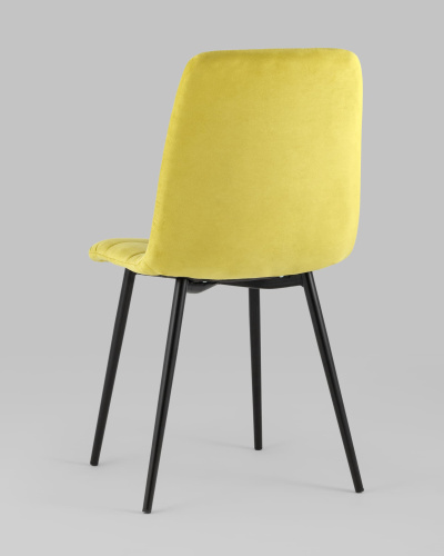 Стул Oliver велюр золотистый. Фото №7