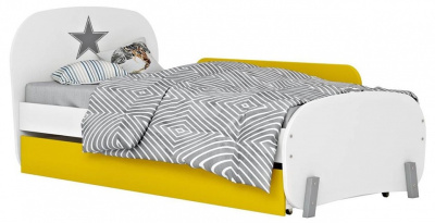 Ограничитель для кровати Polini Kids Mirum, желтый. Фото