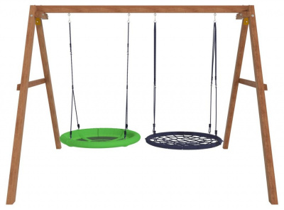 Качели детские Р911-24, коричневый. Фото №4