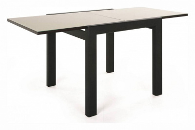 Стол Джокер-Бизнес 800*800(1600)*750 (Венге/стекло бежевое (жемчужное) фото Стол Джокер-Бизнес 800*800(1600)*750 (Венге/стекло бежевое (жемчужное). Фото №2