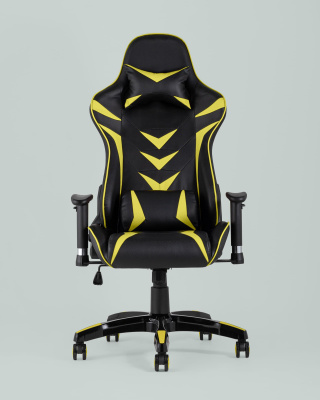 Кресло игровое TopChairs Corvette желтое. Фото №5