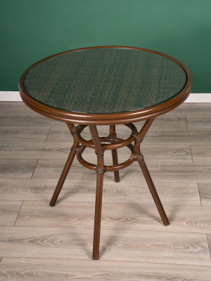 Стол Патонг Glass Rattan D-70. Фото №4