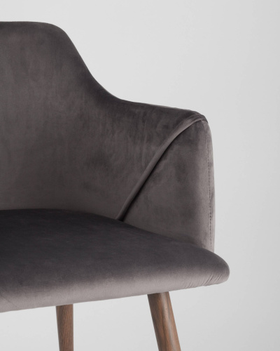 Стул Монарх серый. Фото №9