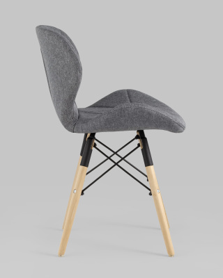 Стул Бон рогожка темно-серый фото Стул Бон рогожка темно-серый. Фото №4