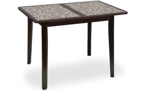 Стол Аспен СТ Беж/ВН ноги массив прямые. Фото №1