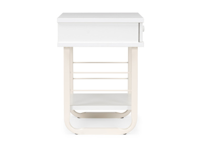 Тумба прикроватная Малгома белая. Фото