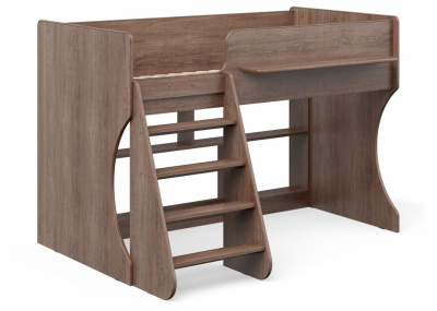 Кровать-чердак Р436 Капризун 2, древесина коричневая светлая дуб фото Кровать-чердак Р436 Капризун 2, древесина коричневая светлая дуб. Фото №5