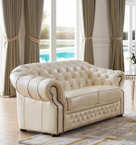 Диван B-128 (2-х местный) бежевый. Фото №1