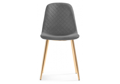 Стул Dabl dark gray / gold фото Стул Dabl dark gray / gold. Фото №2