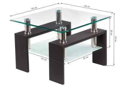 Журнальный стол ST-052 wenge. Фото