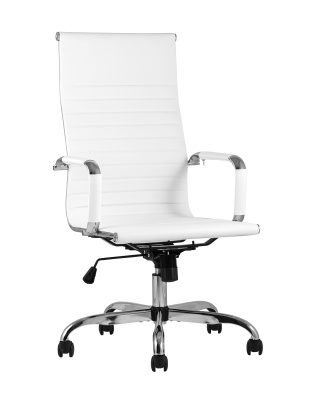 Кресло руководителя TopChairs City белое фото Кресло руководителя TopChairs City белое. Фото №2
