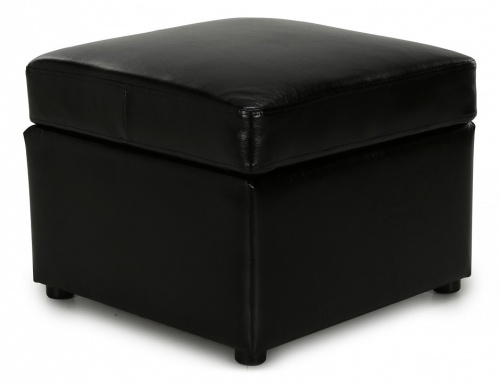 Квин пуф 510*510 College Black. Фото №1