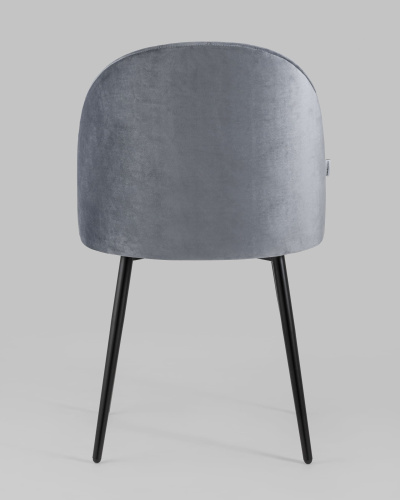 Стул Марсель велюр серый. Фото №6