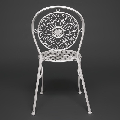 Кованый стул Secret De Maison Gloria белый. Фото №4