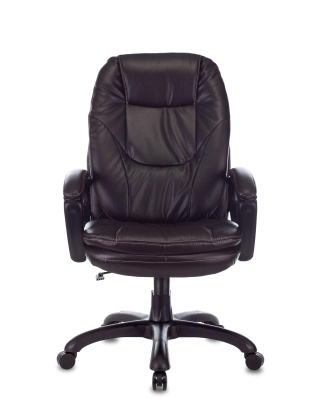 Кресло руководителя Бюрократ CH-868N темно-коричневый NE-15 эко.кожа крестовина пластик фото Кресло руководителя Бюрократ CH-868N темно-коричневый NE-15 эко.кожа крестовина пластик. Фото №4