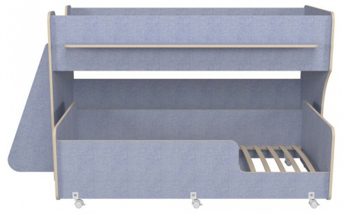 Кровать двухъярусная Р444, голубой. Фото №6