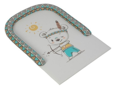 Доска пеленальная Polini kids Храбрый мишка,. Фото №3