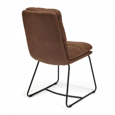 Стул MASON (mod. 8255) металл/ткань, 45х64х91 см, коричневый/черный, MF-10 (поставляется по 2 шт) фото Стул MASON (mod. 8255) металл/ткань, 45х64х91 см, коричневый/черный, MF-10 (поставляется по 2 шт). Фото №2