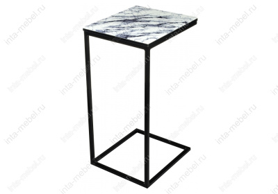 Журнальный стол Геркулес белый мрамор. Фото