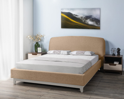 Кровать с ортопедическим основанием 1.4 Сканди Лайт Жемчужно-белый фото Кровать с ортопедическим основанием 1.4 Сканди Лайт Жемчужно-белый. Фото №5