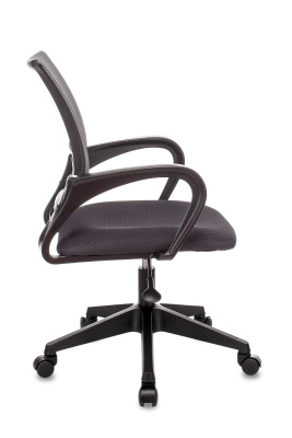 Кресло офисное TopChairs ST-Basic сетка/ткань серый фото Кресло офисное TopChairs ST-Basic сетка/ткань серый. Фото №4