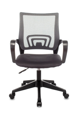 Кресло офисное TopChairs ST-Basic сетка/ткань серый фото Кресло офисное TopChairs ST-Basic сетка/ткань серый. Фото №5