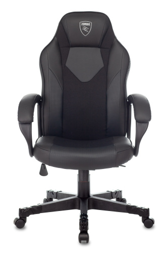 Кресло игровое Zombie GAME 17 черный текстиль/эко.кожа крестовина пластик. Фото №5