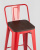 Стул барный TOLIX WOOD со спинкой красный глянцевый фото Стул барный TOLIX WOOD со спинкой красный глянцевый. Фото №8