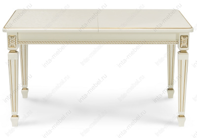 Стол деревянный Шанталь слоновая кость / золото фото Стол деревянный Шанталь слоновая кость / золото. Фото №4