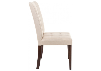 Стул деревянный Madina dark walnut / fabric cream. Фото №4