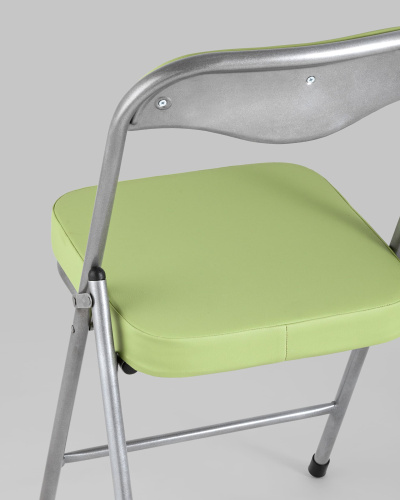 Стул складной ДЖОН металлик, салатовый фото Стул складной ДЖОН металлик, салатовый. Фото №8