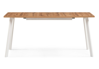 Стол деревянный Стол раскладной Колон Лофт 120 25 мм дуб вотан / белый матовый фото Стол деревянный Стол раскладной Колон Лофт 120 25 мм дуб вотан / белый матовый. Фото №3