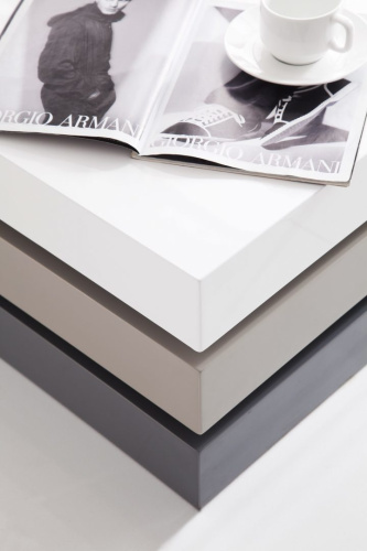 Стол журнальный СT1001 Белый/Серый. Фото №13