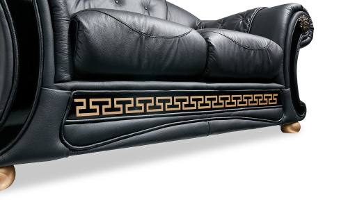 Диван Versace 2-х местный лавсит черный. Фото №10